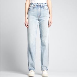 GRLFRND Karolina High Rise Straight Crop in Larchmont